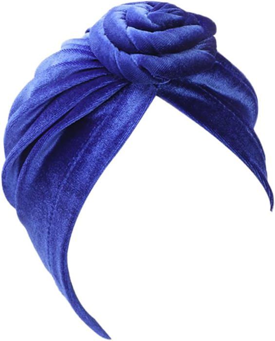 EUPSIIU Lot De 4 Foulards Turban Femme – Chapeaux Chimio Musulmane Polyester Respirant Noir Et Kaki