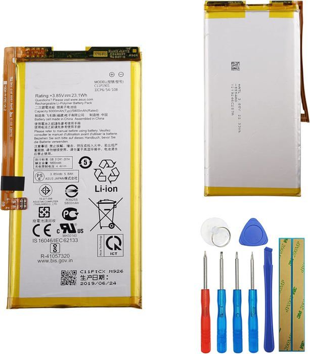 Backupower Batterie De Rechange Compatible Avec ASUS B31N1732 B31N1732-1 A571G K571GT X571G