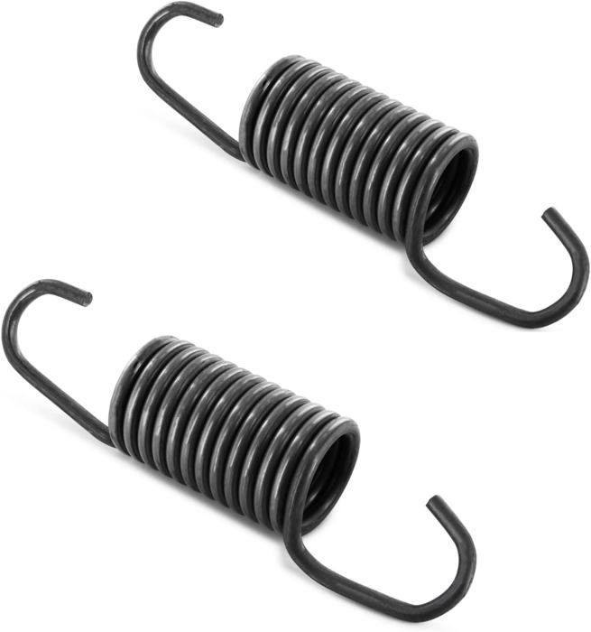 Lot De 2 Ressorts De Résistance Pour Chaise Malibu Pilates PRO - Longueur 11 Pouces, Argenté