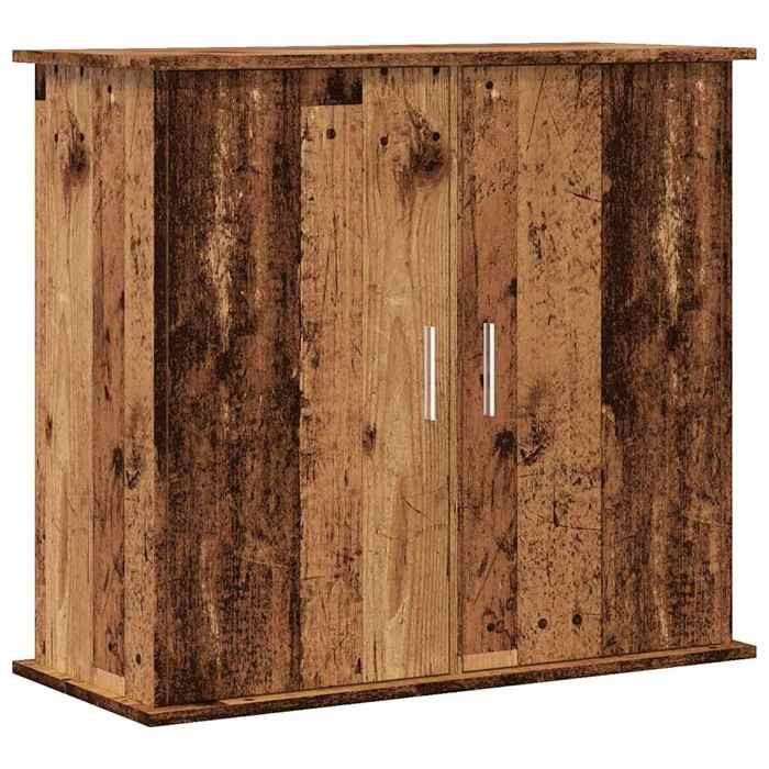 Meilleurs prix pour MVS Support pour aquarium - vieux bois - 81x36x73 cm - bois d'ingénierie Design 2025|547904