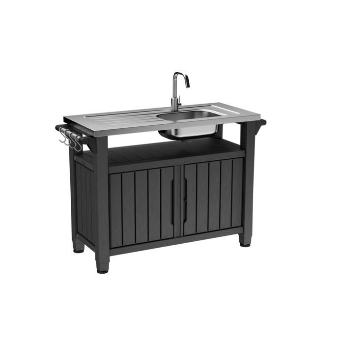Desserte exterieure Unity XL 207L avec évier - KETER