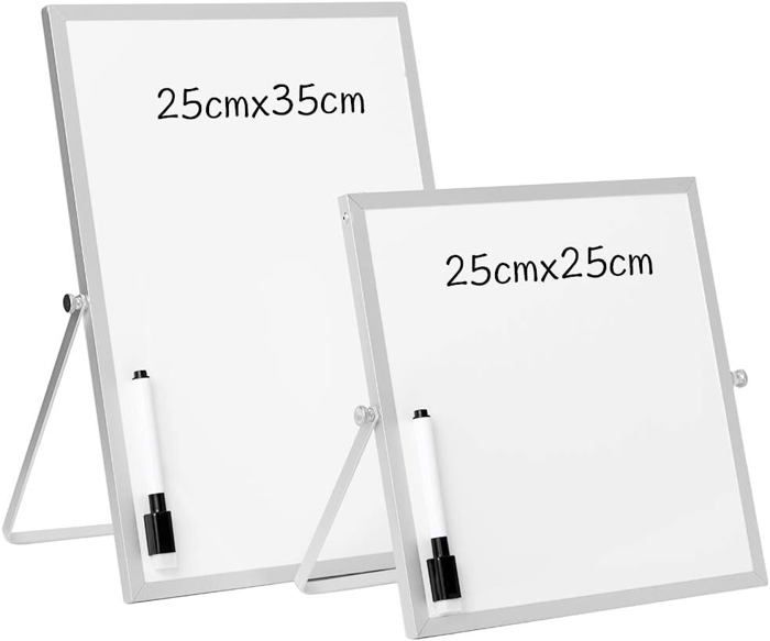 Tableau Blanc Magnétique Pour Portées Musicales - 2 Pièces, Effaçable à Sec, Idéal Pour L'Apprentissage à La Maison