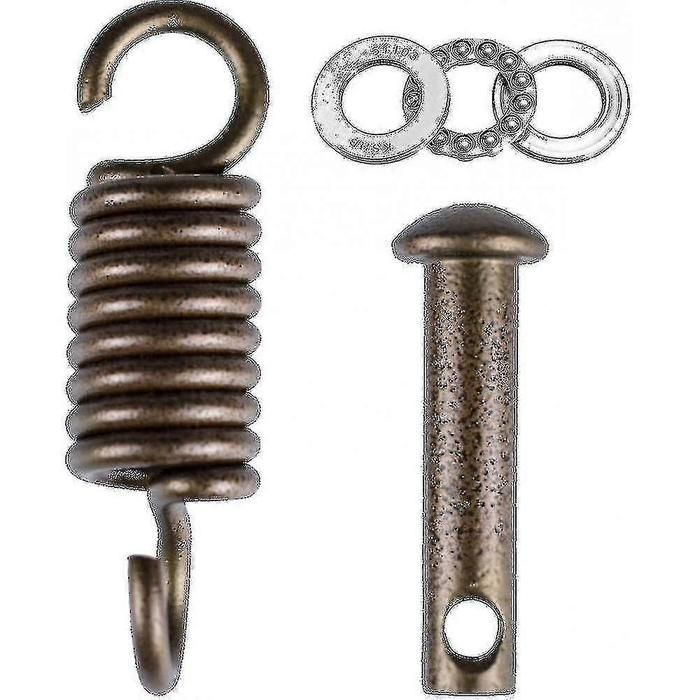 Ressort De Suspension Robuste Pour Hamac Ou Chaise Hamac, 21,5 Cm, Métal Argent