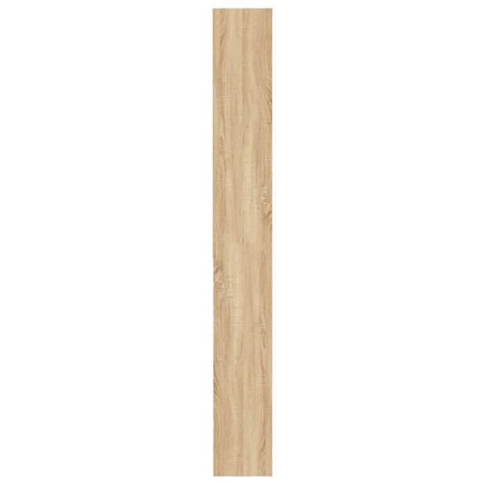 (ON SALE)Meuble haut de salle de bainMeuble WC de machine à laver Chêne sonoma 64x24x190 cm 76973
