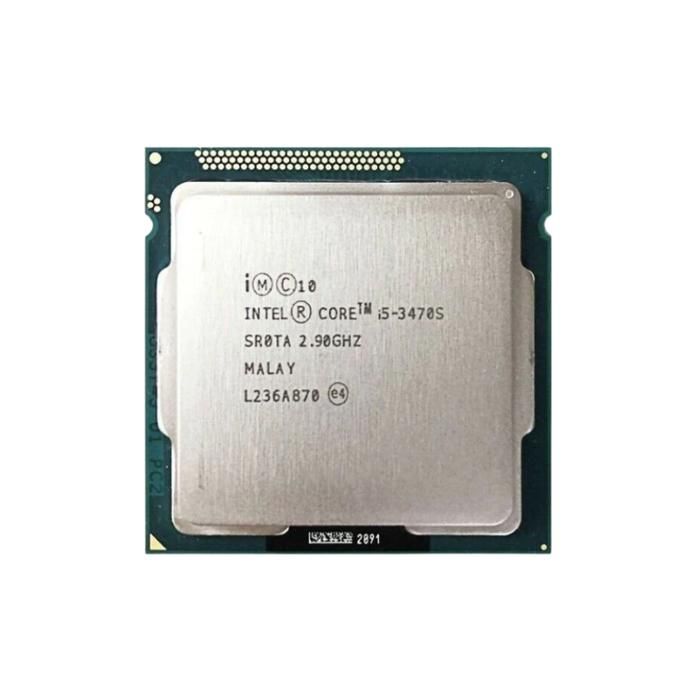 Core i5-3470S CPU Socket LGA 1155 4 cœurs 4 threads 2.9GHz 6Mo cache L3 65W  - Intel reconditionné disponible sur Cdiscount Seconde Vie