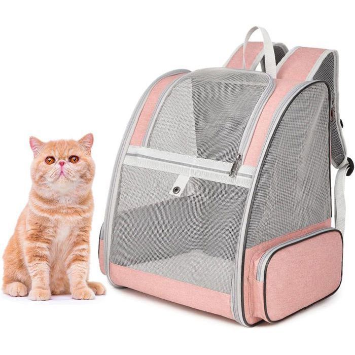 Comparer les prix de Sac dos pour animaux de compagnie - Sac de transport pour chiens et chats - Respirant et pliable - Rose Rose PANIER DE TRANSPORT