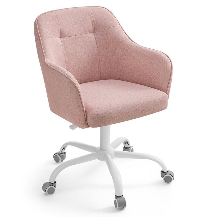 Fauteuil de bureau chaise pivotante confortable siege ergonomique reglable en hauteur charge 120 kg cadre en acier tissu Fauteuil de bureau chaise pivotante confortable siege ergonomique reglable en hauteur charge 120 kg cadre en acier tissu