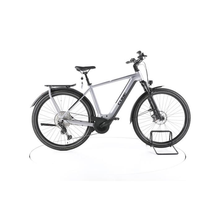Vélo électrique - Cube Kathmandu Hybrid SL - argent - Vélo électrique de trekking - Bosch 750 Wh Reconditionné - Cube