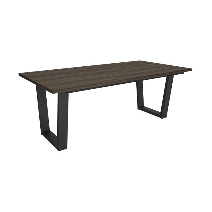 Table à manger Meuble Salle à Manger 194x90x74 cm Pour 10 personnes Chêne foncé RF3797 Table à manger Meuble Salle à Manger 194x90x74 cm Pour 10 personnes Chêne foncé RF3797