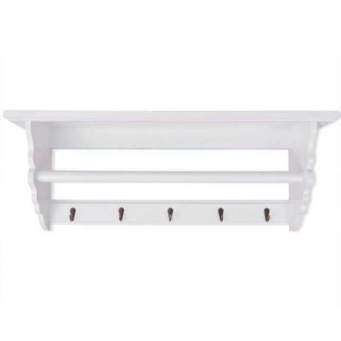 “Winter SaleTOP Porte-manteaux / porte-chapeaux Blanc - Porte-manteau PFDM blanc style baroque PRO60827