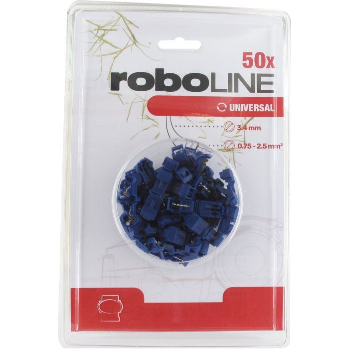 Raccords de connexion - Universel - Blister de 50 pièces - Auto-dénudants - Section câble 075 à 25mm²