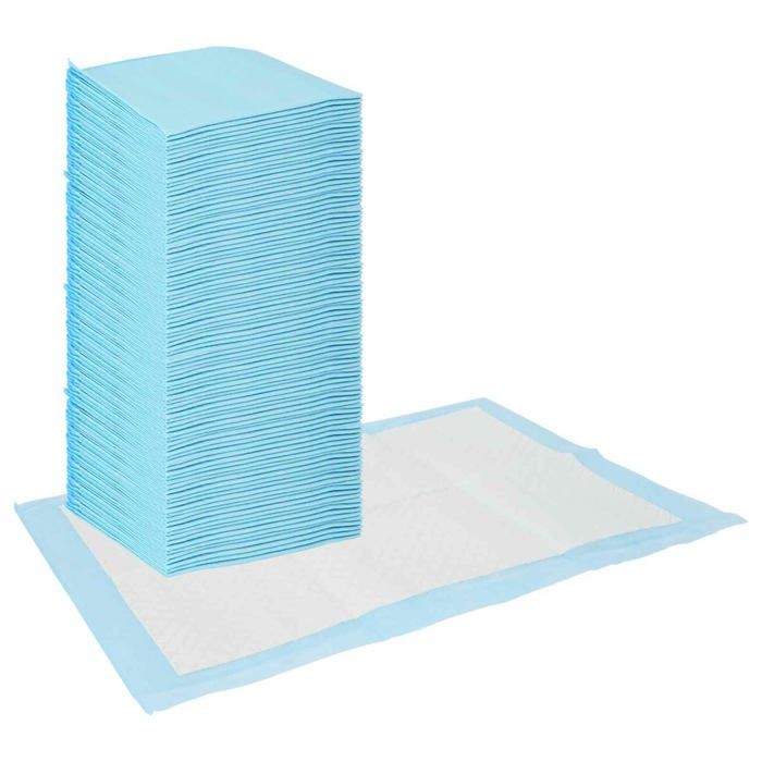 Alèses pour animaux - vidaXL - Bleu et Blanc - Tissu non tissé - 45x33 cm - 100 pièces - Absorption efficace Alèses pour animaux - vidaXL - Bleu et Blanc - Tissu non tissé - 45x33 cm - 100 pièces - Absorption efficace