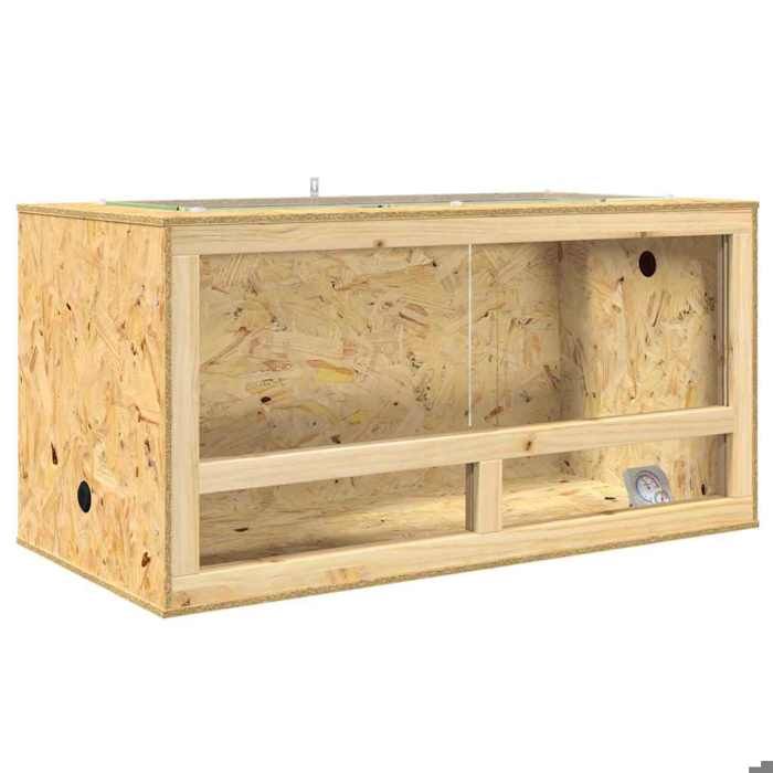 [3205883]boîte délevage Terrarium Marron 100x50x50 cm OSBPoids:24.1 Kg