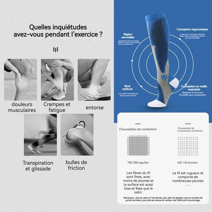 as de contention lot de 6 - BEARWIN - paires de différentes couleurs respirant et résistant pour sportive cyclisme chaussettes de