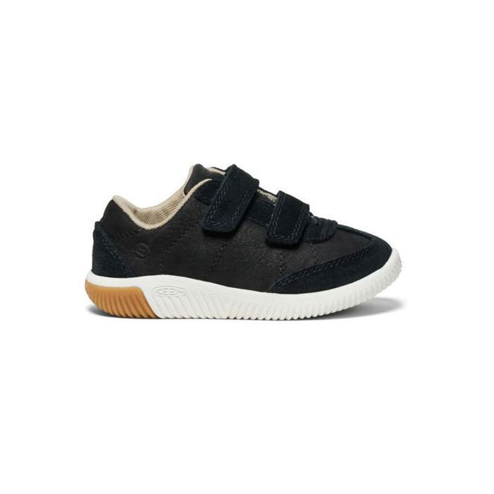 Baskets Keen NX Knit T-Toe DS en cuir pour enfants avec fermeture velcro noires Baskets Keen NX Knit T-Toe DS en cuir pour enfants avec fermeture velcro noires