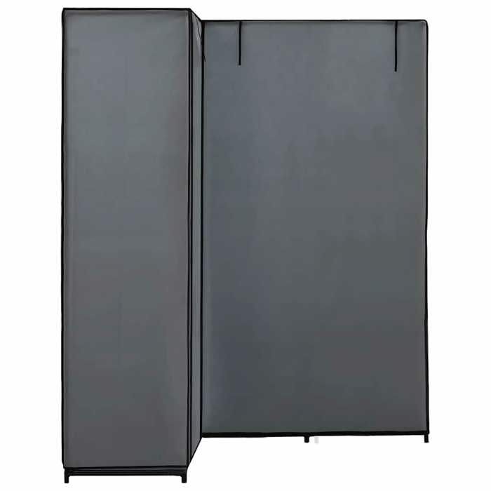 Autumn Mega SaleGarde-robe - Vidaxl - Armoire penderie - grande espace - dangle Gris 130x87x169 cm FR48148243571