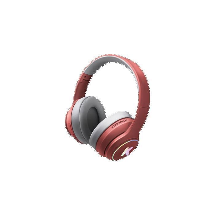 Casque audio enfant - KIDYWOLF - K-EARS-BT-RD - Limitation 85 dB - Bluetooth & filaire - Pliable LED