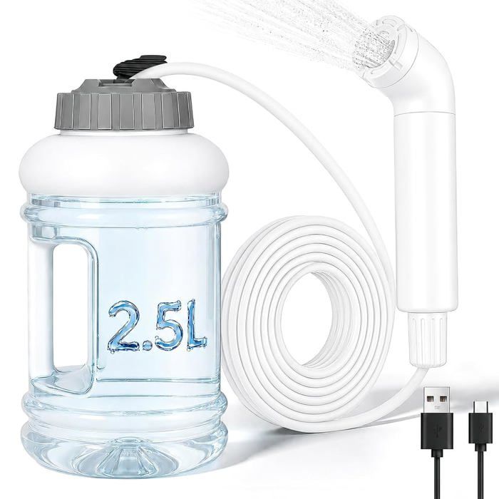 Bidet électrique portable BORDRISE réservoir 25 L 3 modes USB-C IPX6 pour voyage camping et soins post-partum