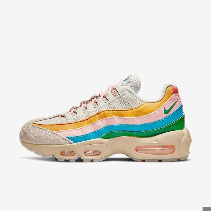 Baskets basses Nike Air Max 95 Daim Cuir Textile