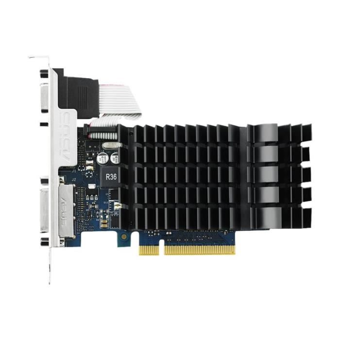 Carte Graphique ASUS R5230-SL-2GD3-L – 2Go DDR3, Sorties VGA DVI HDMI (occasion)