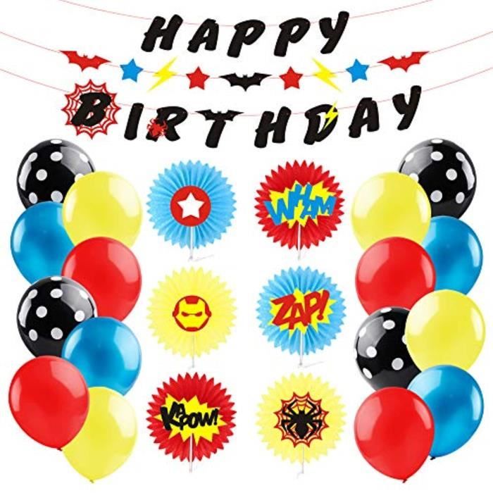 Decoration Anniversaire Super Heros Achat Vente Pas Cher Decoration Anniversaire Super Heros Achat Vente Pas Cher