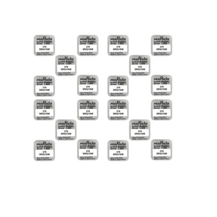 Batteria Per Orologi Piccoli Batterie Sony SR521SW (379) - 2 Pezzi Nuovi E Sigillati, Perfette Per Orologi, Calcolatrici E Dispositivi Piccoli! Batterie 379 - Foto 9