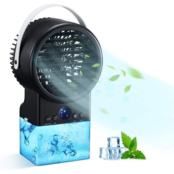 Climatiseur Mobile Portable Unipampa 5-en-1 - Refroidisseur D'air, Ventilateur, Humidificateur - 3 Vitesses, 2 Modes Brume - Pour Chambre, Bureau