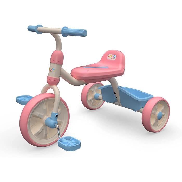 3 en 1 Tricycle Bébé Évolutif Vélo Bebe 1-3 Ans Draisienne Enfants