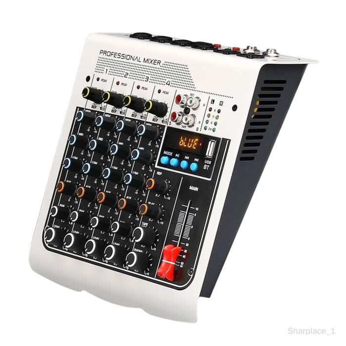 Console De Mixage Audio Professionnelle, 4 Canaux,... - Grandado