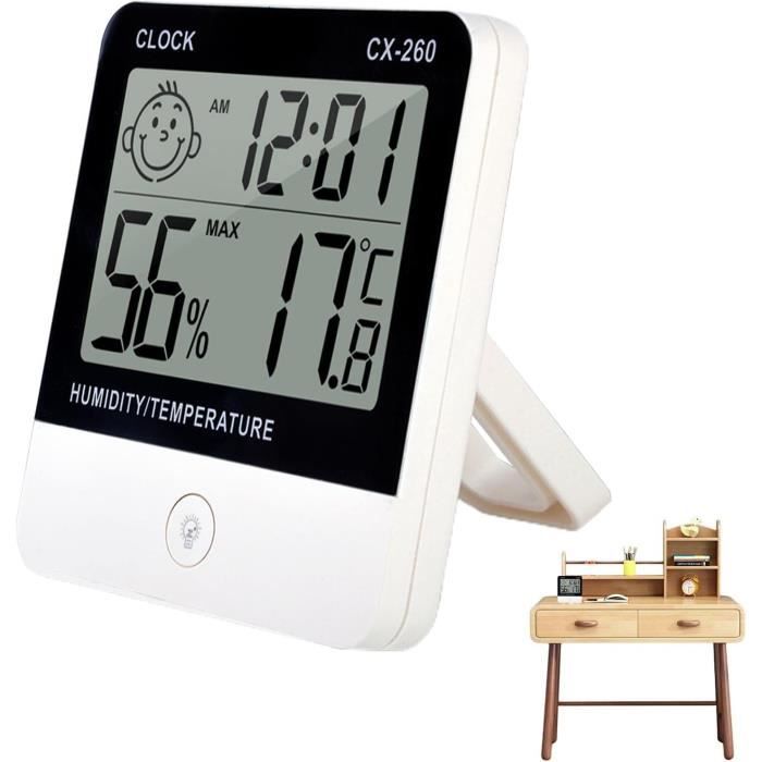 Thermomètre Voiture Numérique 12V - Affichage LCD Température Intérieure/Extérieure Avec Sonde 1m
