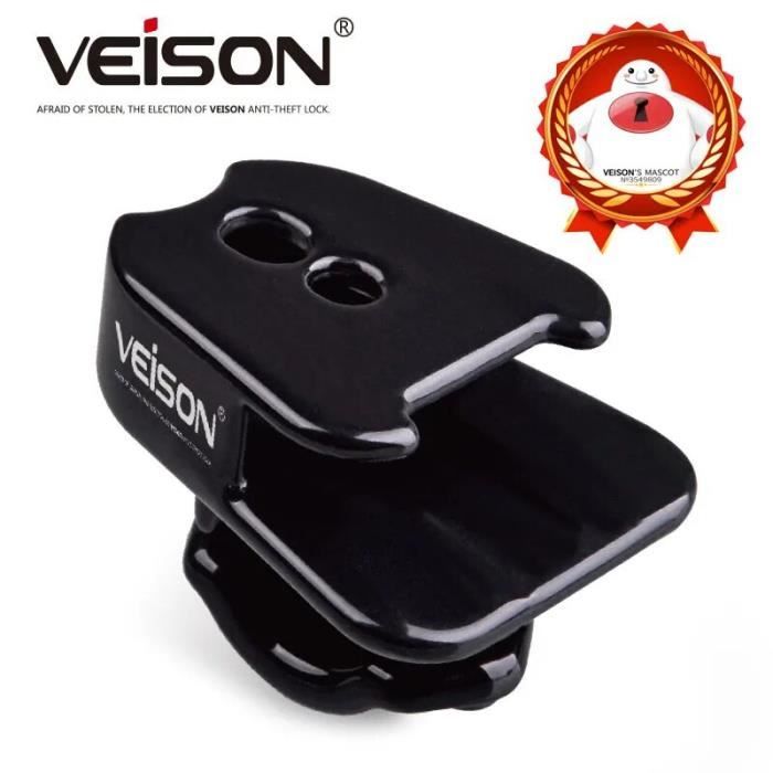 Support Cadenas Vélo - Accessoire Pour Fixer Antivol Câble Sur Cadre, En Plastique, Installation Facile Sans Outil