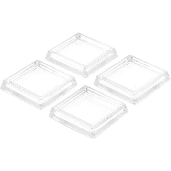 Coussinets De Pied En Caoutchouc Noir – Lot De Capuchons Pour Chaises, Tables, Meubles – Anti-rayures