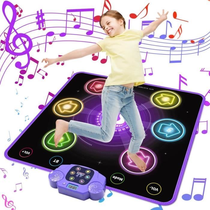 Tapis de Danse Fille avec Bluetooth Tapis Danse pour Enfants 3 4 5