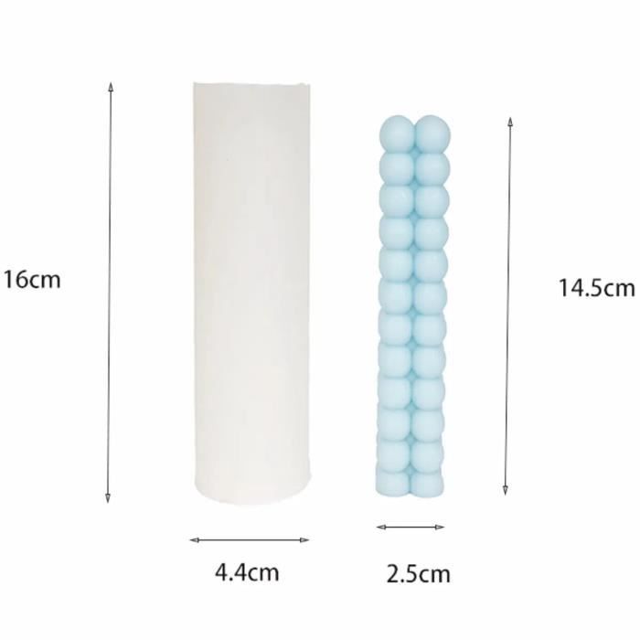 ZVD Moule Bougie Silicone Candle Mold 3D Moules Pour Bougies Cylindrique Forme Moulle A Bougies Silicone Feuilles Moules A Bougie Faits A Main Pour Bougies Parfumees Savons Gelee 88595220