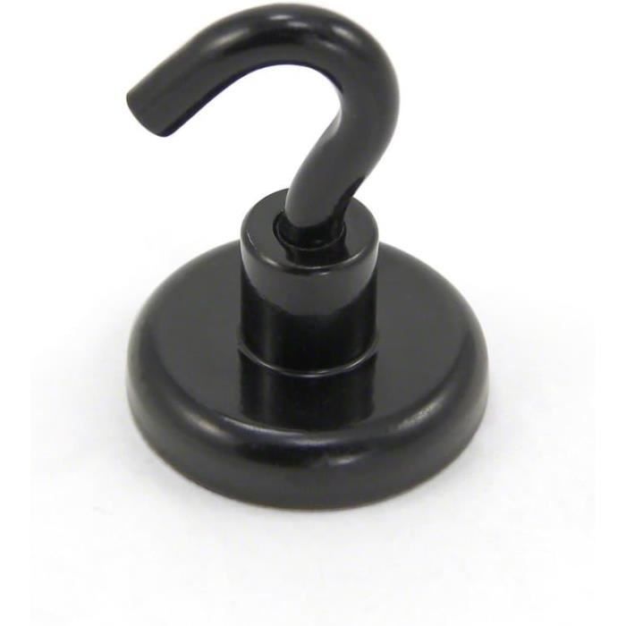 Aimant á Crochet Néodyme Peint Blanc Avec Crochet M6 Pour