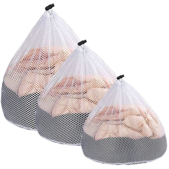 Sac à Linge Filets de Lavage Sac a Linge Sac Machine à Laver Sac de Lavage en Maille avec Corde pour Chemisier sous-vêtements So