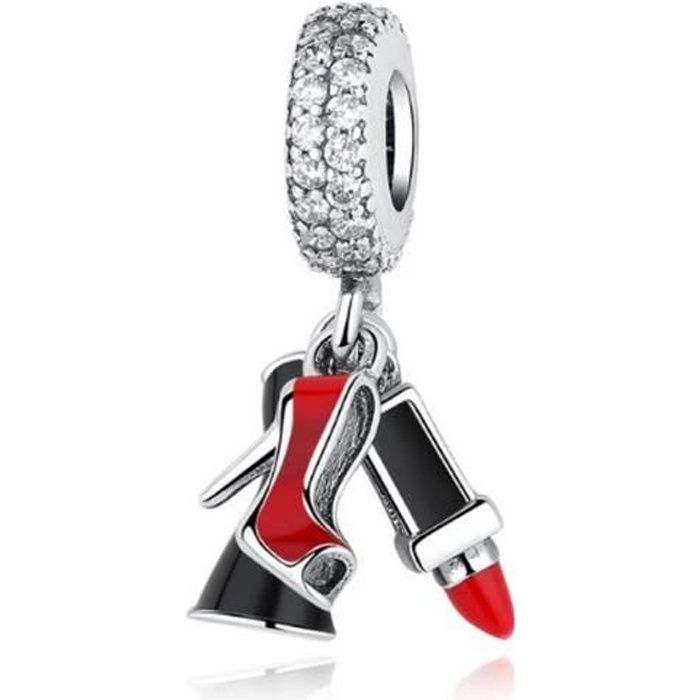 Charm/'s Stitch Noël Pour Bracelet Serpentine ou Jonc Argent Fin 925