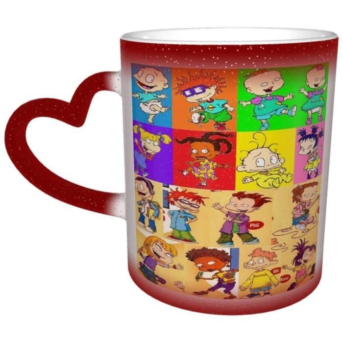Mug à café changeant de couleur Rugra-ts Mug changeant sensible à la ...