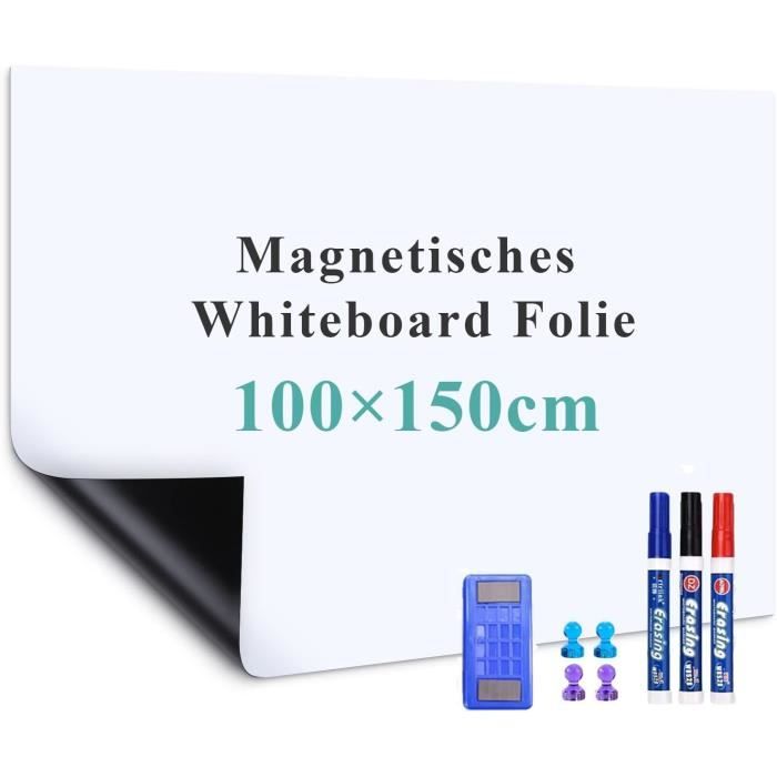TABLEAU BLANC MAGNETIQUE 100*150 OFFICE PLAST main image 1