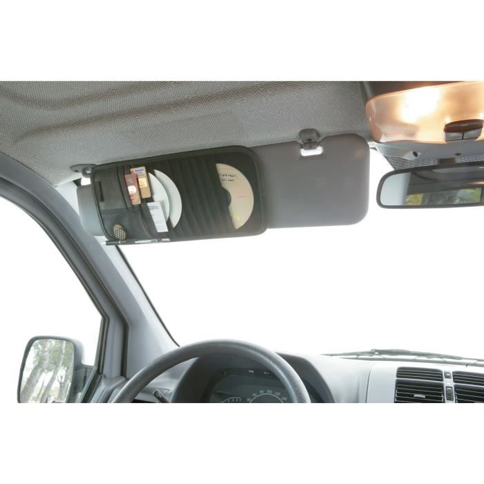Pochette De Rangement Pour Pare-soleil Voiture – Organisateur MOLLE Avec Porte-lunettes – Pour Cartes, Stylos, Clés, équipement Tactique - 6