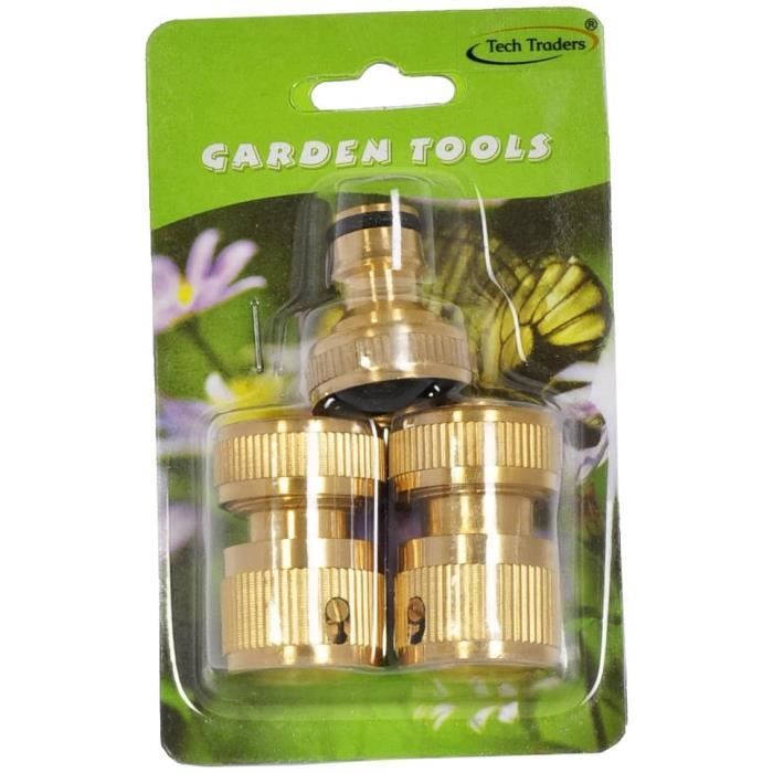 Kit De 24 Bouchons Filetés En Laiton - Assortiment 1/8", 1/4", 3/8", 1/2" NPT