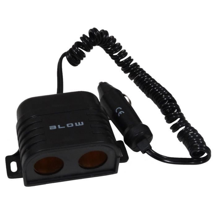 Eufab Câble Rallonge 12V / 10A, Longueur : 3 M Charge De Courant Max=10 A Câble Rallonge 12 V/DC