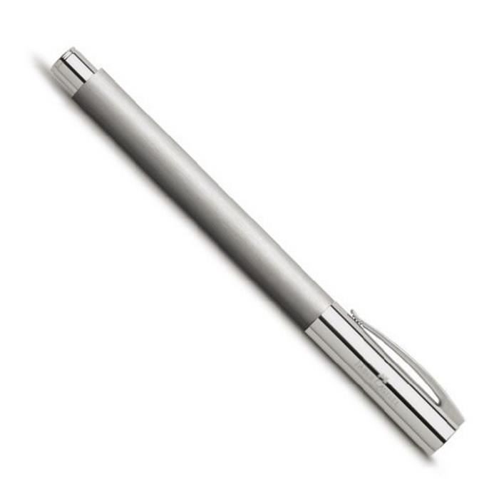 Faber-Castell E-motion Füllfederhalter – Füllfeder, Strichstärke F, Schwarz/braun, Mit Lasergravur