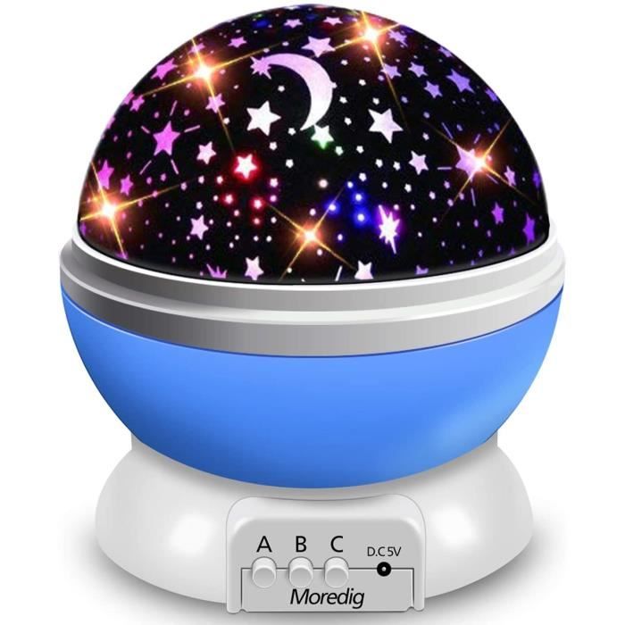 Veilleuse Enfant Etoile Projection Rotation A 360 Lampe Projecteur Lumiere Plafond Led Veilleuse Bebe 8 Modes De Couleur Cdiscount Maison