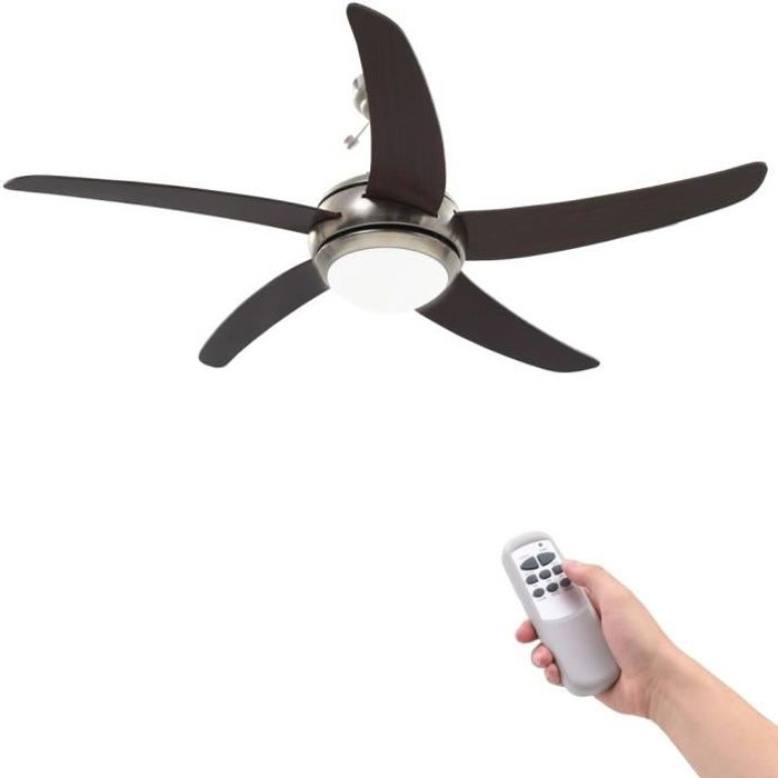 2939COOL Ventilateur de plafond orné Moderne & ForceSilence - Ventilateur Plafonnier Ventilateur de salon professionnelavec lampe 12