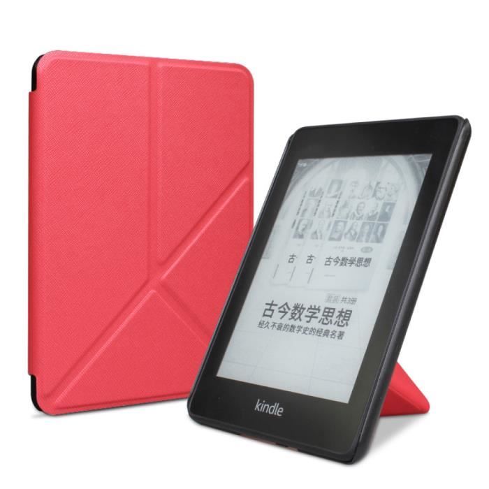 Étui pour tablette  Kindle Paperwhite 4 Housse Avec porte-stylo et  fente pour carte, support - Rose - Cdiscount Informatique