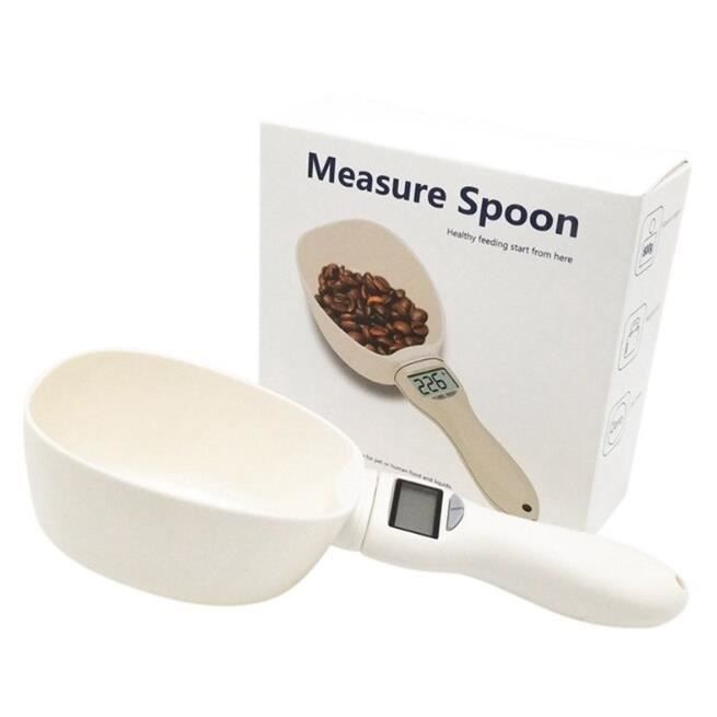 800g-1g balance de nourriture pour animaux de compagnie tasse pour chien chat alimentation bol cuisine échelle cuillère TS5596