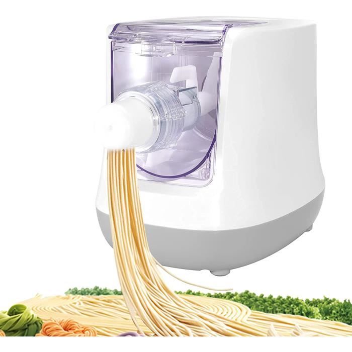 Machine à Pâtes Électrique Portable Avec 7 Accessoires - Rechargeable Pour Spaghetti, Fettuccine, Lasagnes