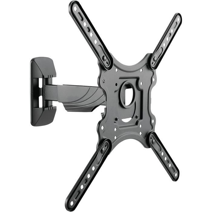 Support Mural pour Écran jusqu'à 27(15kg) à Fixation VESA - Aluminium