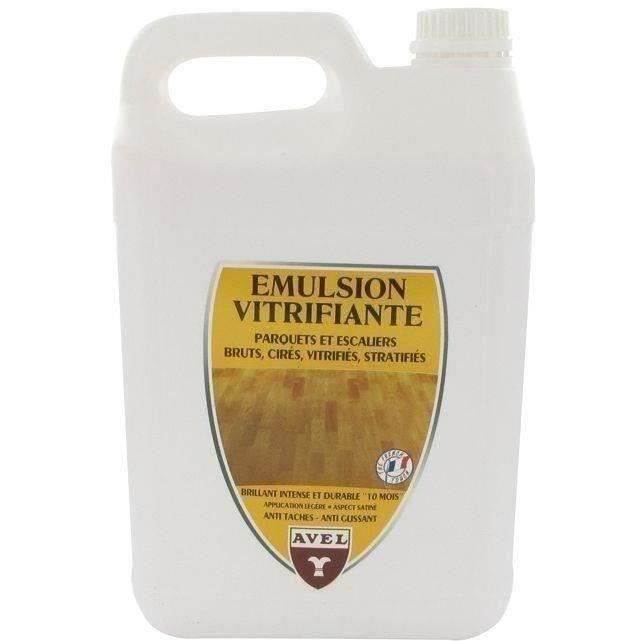 Emulsion vitrifiante pour parquet et escalier - 5 L
